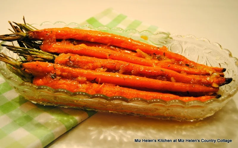 Spicy Glazed Carrots at Miz Helen's Country Cottage