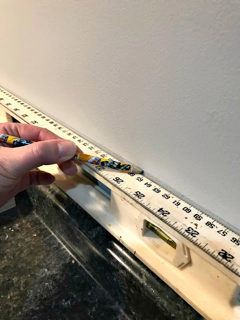 How to tape off lines on wall