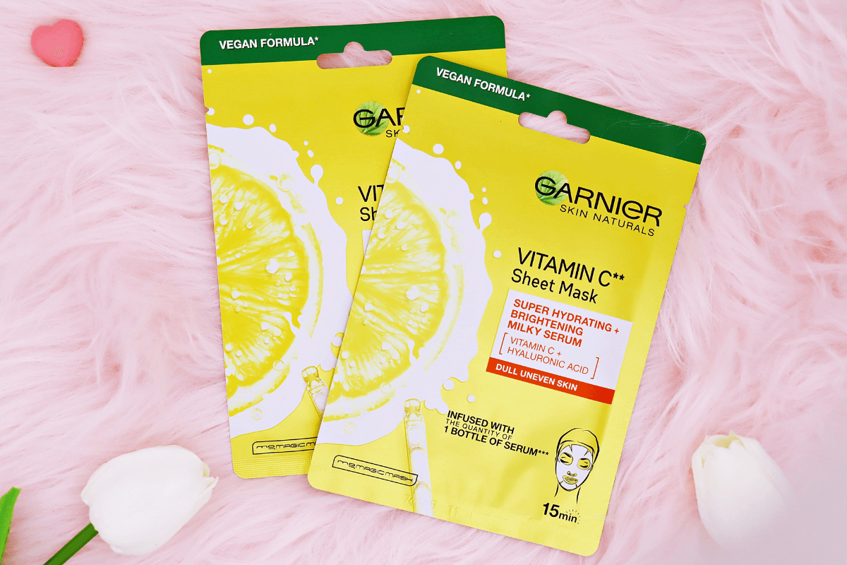 Garnier Skin Naturals Vitamin nawilżająca Maska Do Twarzy z Witaminą C