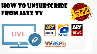 How to unsubscribe from jazz TV