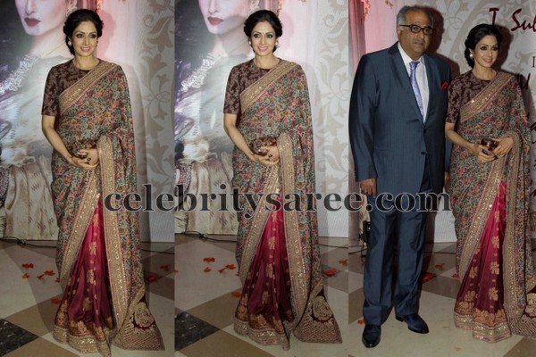 Sridevi in Manish Malhotra