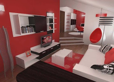 Bedroom interior design minimalist lengthwise