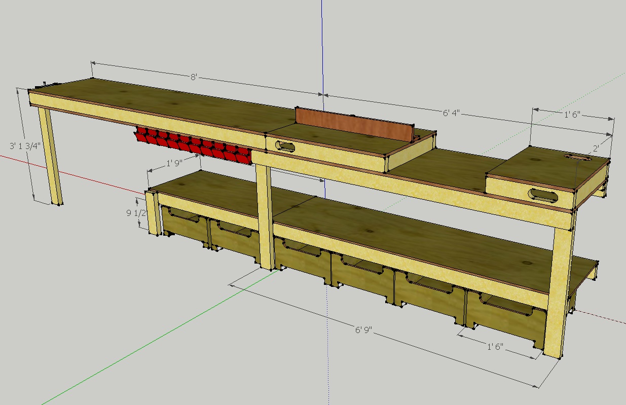 build a custom workbench plans
