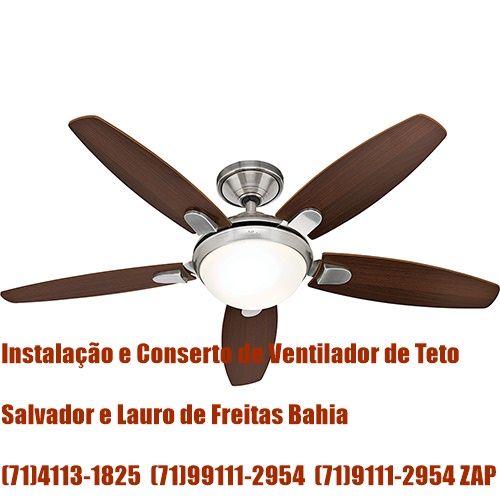 Instalação de Ventilador de Teto Spirit em Salvador-(71) 99111-2954