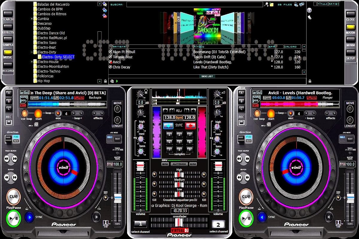 Pack De Skins Virtual Dj 7 Y 8 Darmix Dj 1