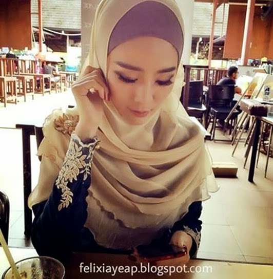 felixia yeap manis bertudung