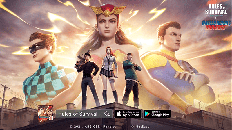 Pinoy superheroes Darna, Captain Barbell and Lastikman joins "Rules of Survival"