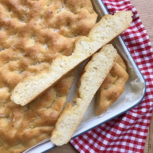 Schiacciata all'olio ~ toscanisches Flachbrot mit Olivenöl