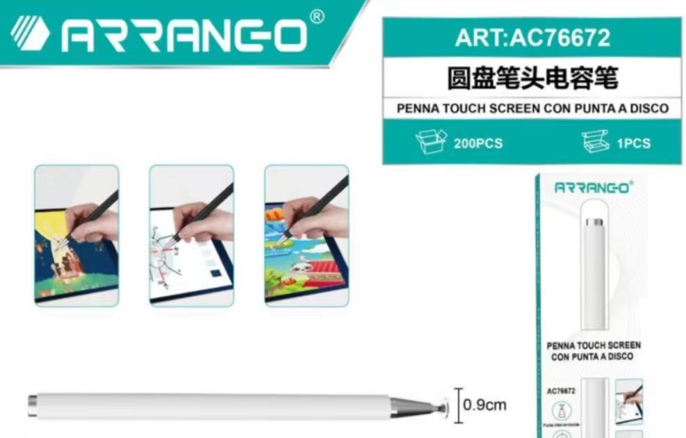 Penna stilo per ipad touch screen, penna stilo universale compatibile con  tutti i tablet smartphone Android Iphone ipad Samsung Huawei Surface (tappo  magnetico