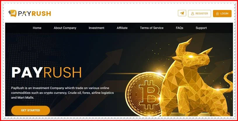 Мошеннический сайт payrush.io – Отзывы, развод, платит или лохотрон? Мошенники