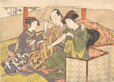 Ukiyo-e. Träsnitt. Shigemasa.