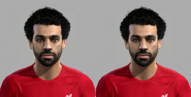 Mohamed Salah Face 2022 Update For PES 2013