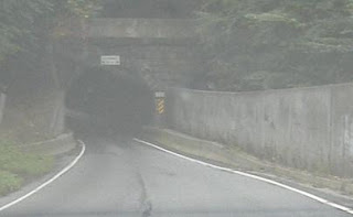 Tunnel under the rail line at Horseshoe Curve in Altoona, PA