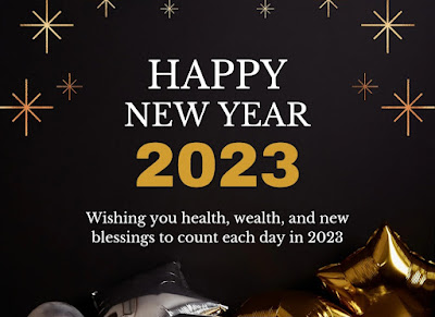 happy holidays and new year's day 2023