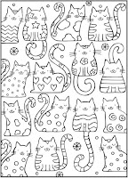 Gatos para colorear