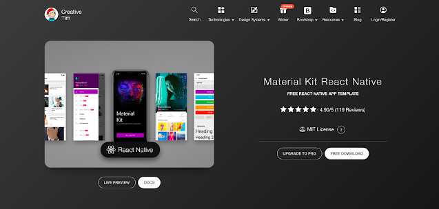 Material Kit React Native