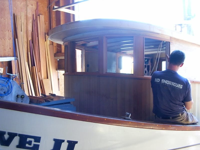 Abernethy &amp; Gaudin Boatbuilders: New wheelhouse