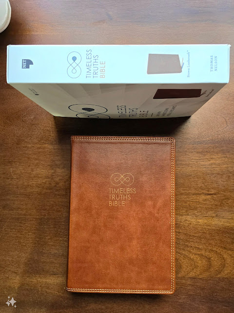 Timeless Truths Bible in Brown Leathersoft