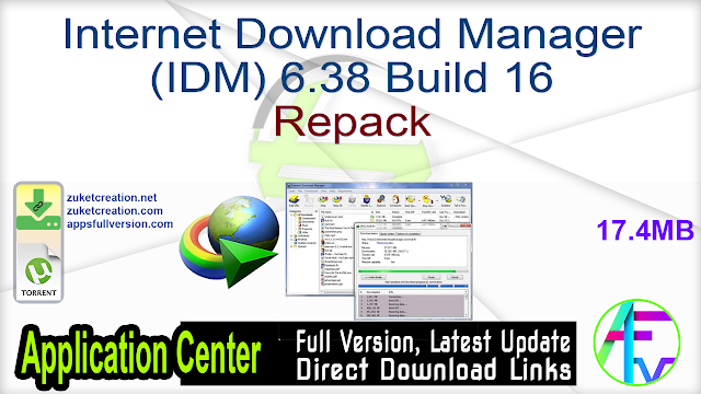 Internet Download Manager Idm 6 38 Build 16 Repack