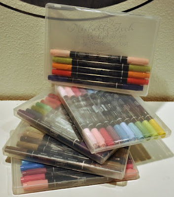 Stampin Up Clear-Mount Stamp Cases Stampin' Write Marker storage ideas