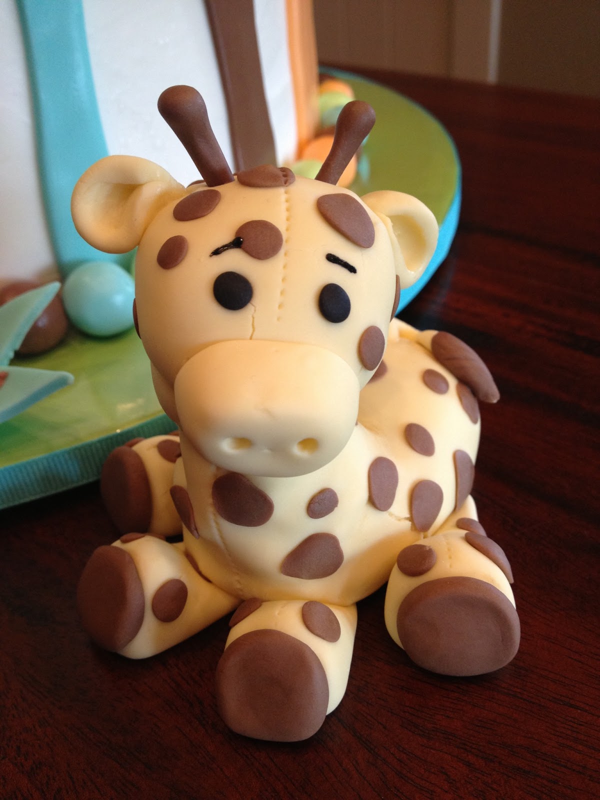 Jungle Animal Baby Shower Cake