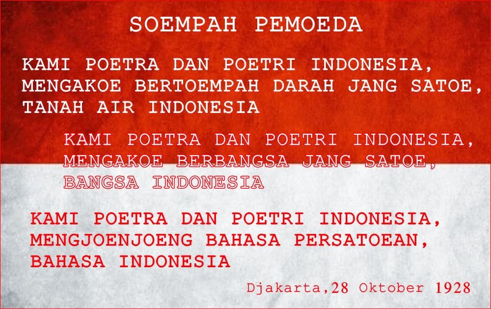 Teks Sumpah Pemuda 28 Oktober 1928 images