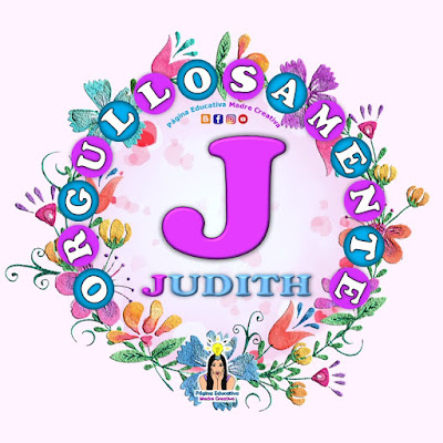 Nombre Judith - Carteles para mujeres - Día de la mujer