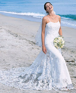 beachy wedding dress styles