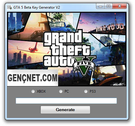 GTA 5 Kilit Açma Kodu - GTA V Beta Key Generator v2 - Serial Unlock Code