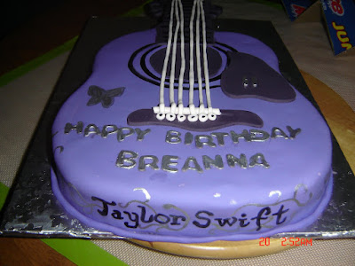 Taylor Swift Guitar Cake