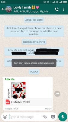 Cara Mudah Mengatasi "Can't start camera, please restart your phone" di WhatsApp