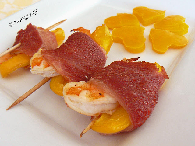 Bacon Wrapped Prawns