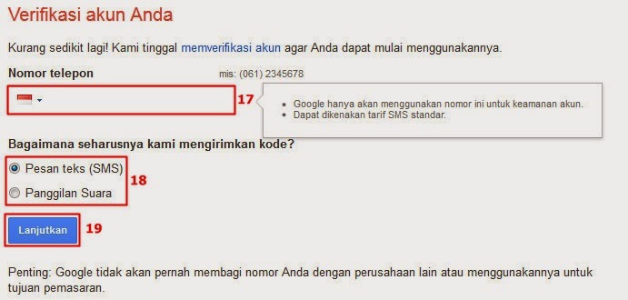 Verifikasi Lewat Telephone