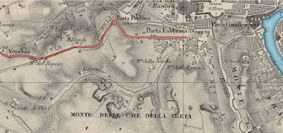 Mappa 1857 Monte del Gallo