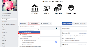 Facebook Bankobranie jak wybrać opcję wyświetlaj najpierw w powiadomieniach na Facebooku