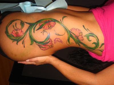 style tattoo sexy tattoo Flower Side Piece