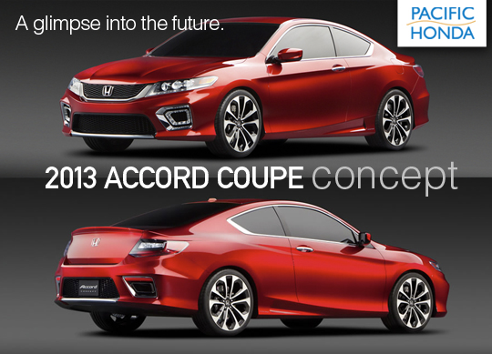 The allnew 2013 Accord Coupe Concept was introduced at the North American