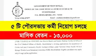 Murshidabad CHA Recruitment 2023