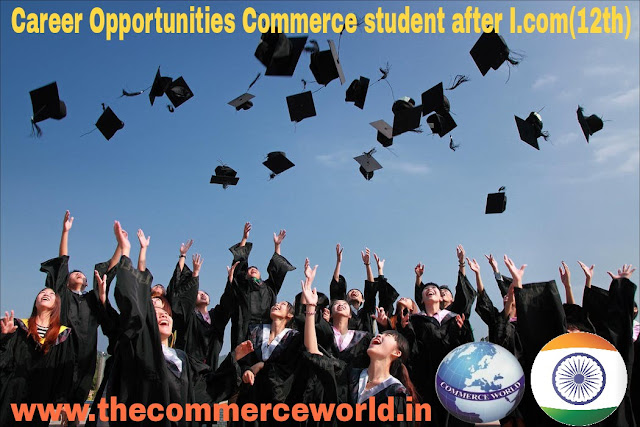 Career Opportunities Commerce student after I.com(12th)