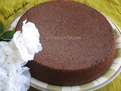 Eggless Dates cake