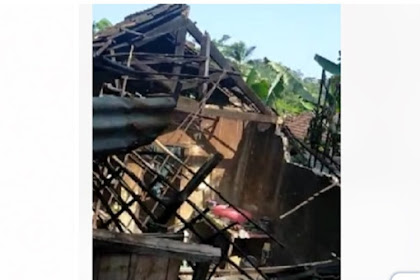 Gempa M 6,7 SR di malang di kabarkan rusak bangunan di Blitar dan Tulungagung