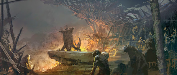 Dawn of the Plant of the Apes Concept Art 7
