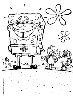 dibujo bob esponja