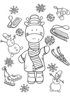 Cartoon Coloring pages for kids