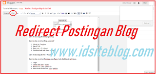 Tutorial Redirect Postingan Blog Ke Link Lain idsiteblog