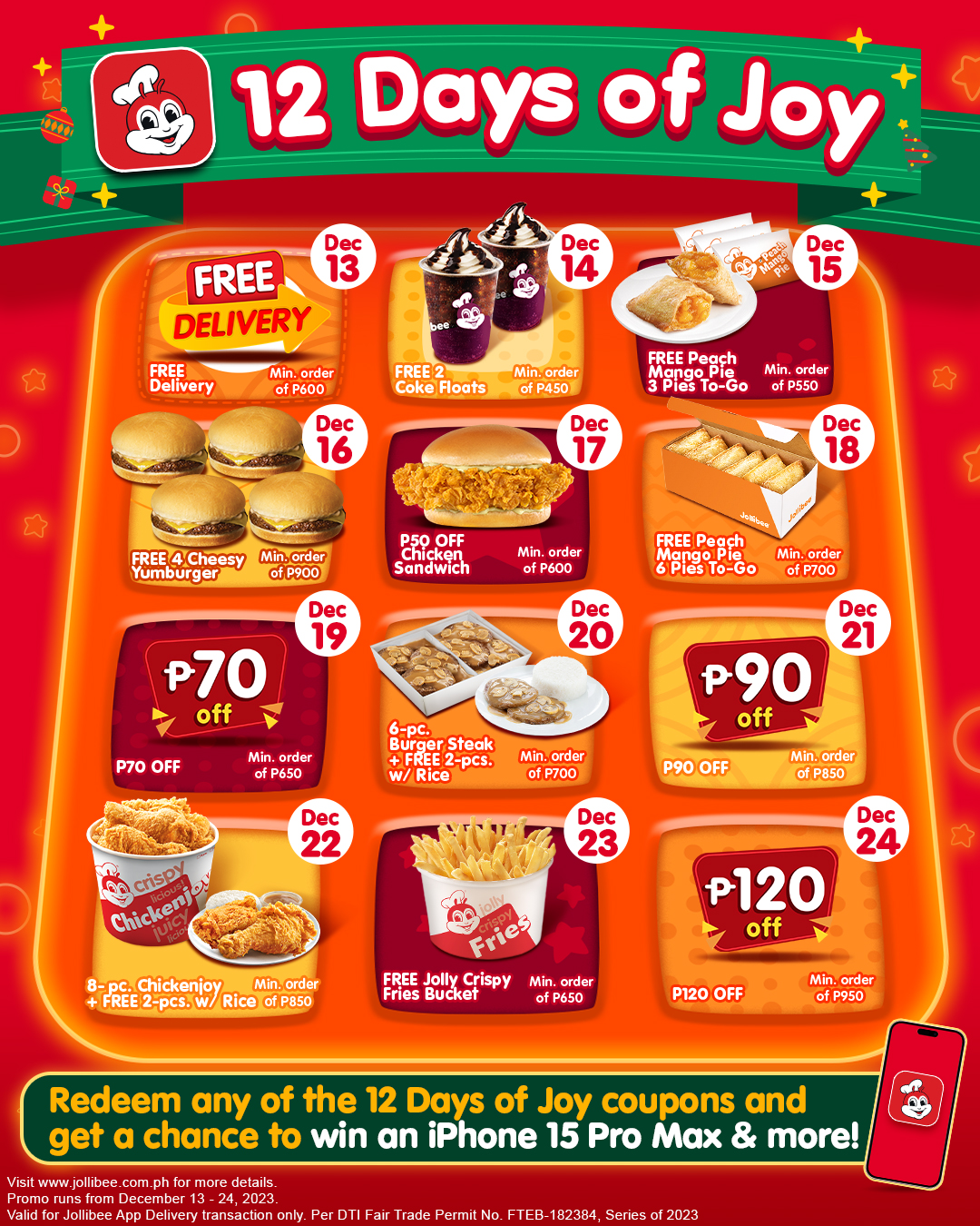 Jollibee 12 Days of Joy