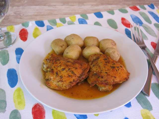 CONTRAMUSLOS DE POLLO AL HORNO CON ESPECIAS CAJÚN