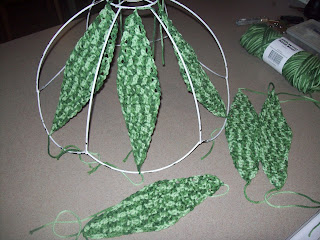 crochet an old light shade 5