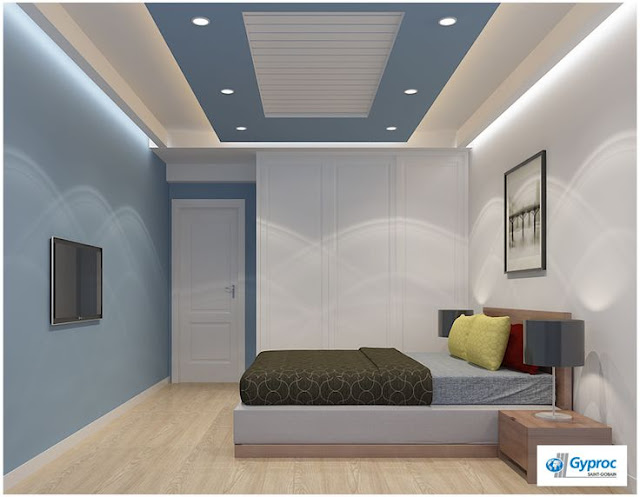 Desain Plafon  Kamar  Tidur  Modern dan Cantik Terbaru