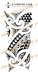 tribal forearm tattoo design storm3d maori